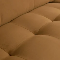 Rodeo classic bank 3-zits velvet honinggeel - Loft24.nl