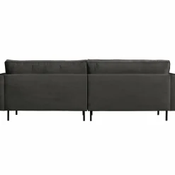 Rodeo classic bank 3-zits velvet antraciet - Loft24.nl