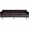 Rodeo classic bank 3-zits velvet antraciet - Loft24.nl