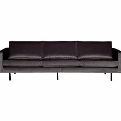 Rodeo classic bank 3-zits velvet antraciet - Loft24.nl