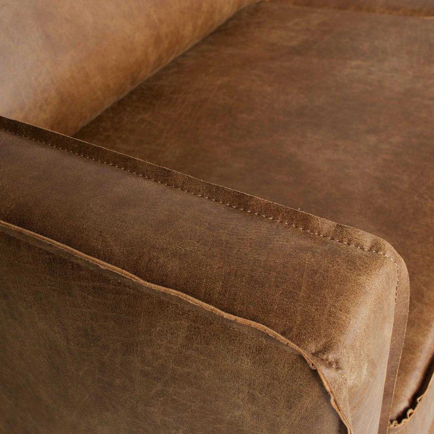 Rodeo daybed left cognac - Loft24.nl