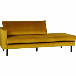 Rodeo daybed left velvet oker - Loft24.nl