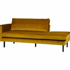 Rodeo daybed left velvet oker - Loft24.nl