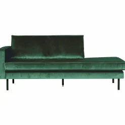 Rodeo daybed left velvet green forest - Loft24.nl