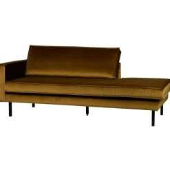 Rodeo daybed left velvet honinggeel - Loft24.nl