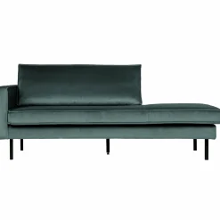 Rodeo daybed left velvet teal - Loft24.nl