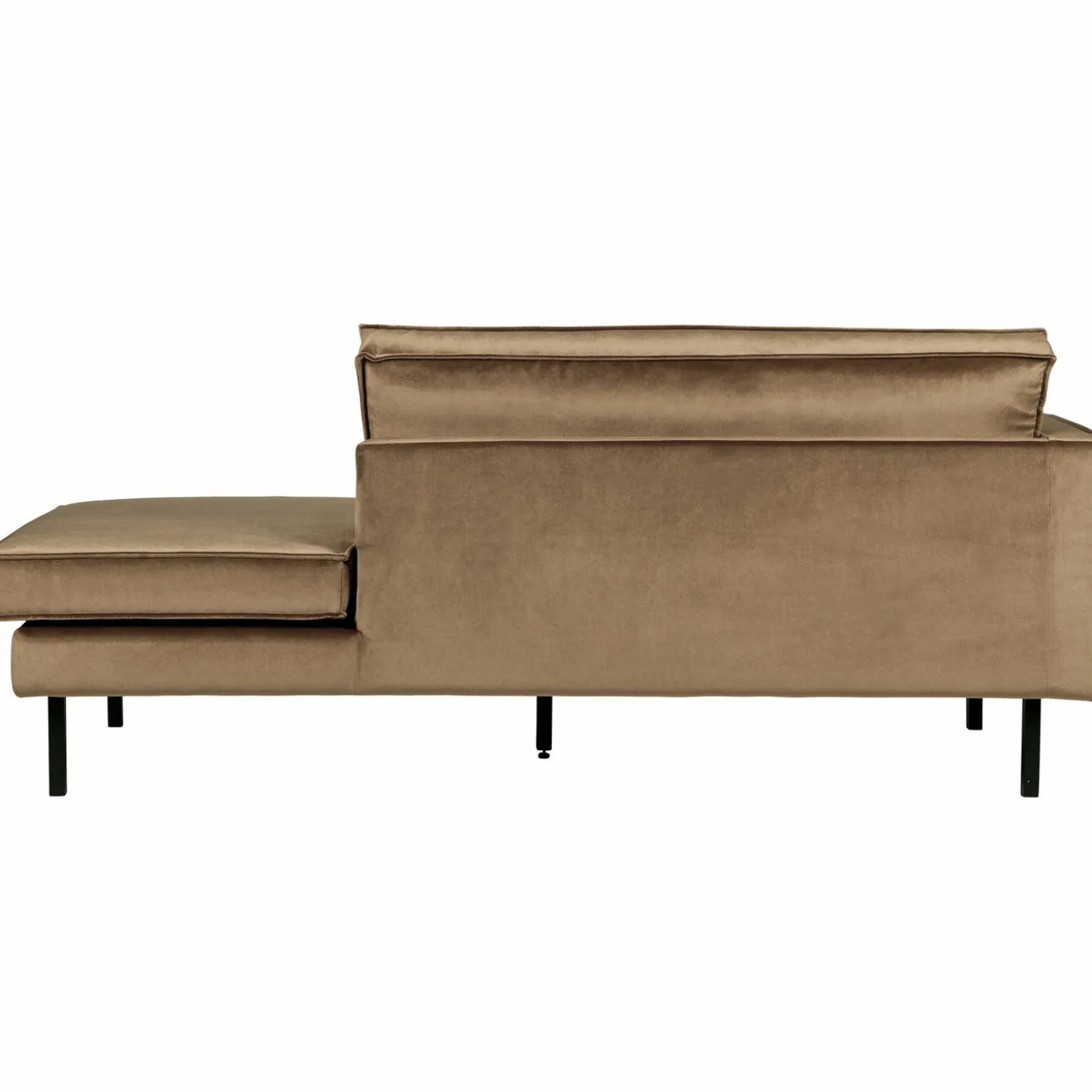 Rodeo daybed left velvet taupe - Loft24.nl