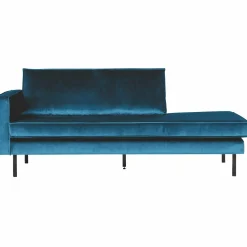 Rodeo daybed left velvet blue - Loft24.nl
