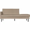 Rodeo daybed left velvet khaki - Loft24.nl