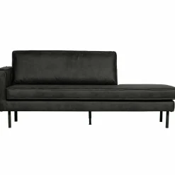 Rodeo daybed left zwart - Loft24.nl
