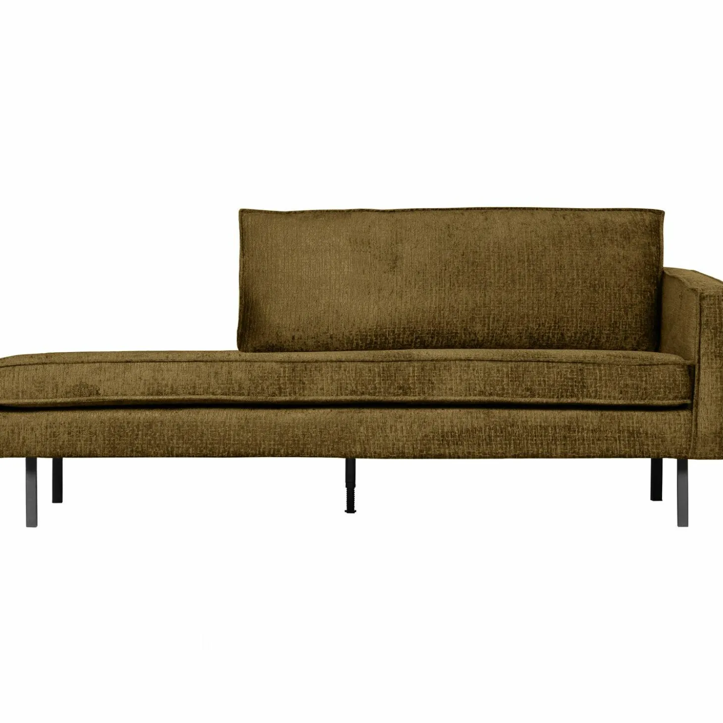 Rodeo daybed right structure velvet brass - Loft24.nl