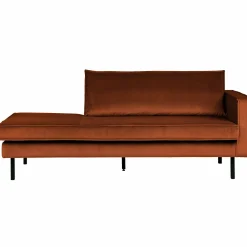 Rodeo daybed right velvet roest - Loft24.nl