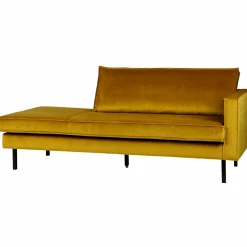 Rodeo daybed right velvet oker - Loft24.nl