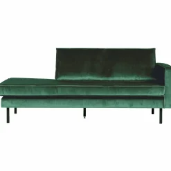 Rodeo daybed right velvet green forest - Loft24.nl