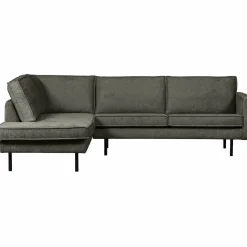 Rodeo hoekbank links structure velvet frost - Loft24.nl