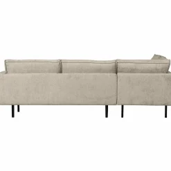 Rodeo hoekbank links structure velvet wheatfield - Loft24.nl