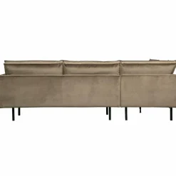 Rodeo hoekbank links velvet taupe - Loft24.nl