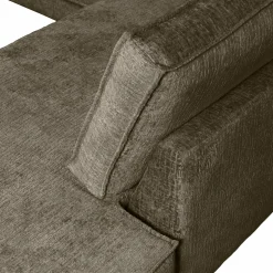 Rodeo hoekbank rechts structure velvet bonsai - Loft24.nl