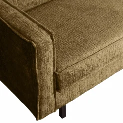 Rodeo hoekbank rechts structure velvet brass - Loft24.nl