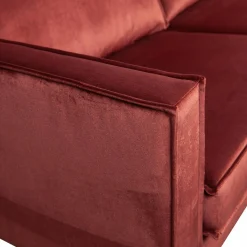 Rodeo hoekbank rechts velvet chestnut - Loft24.nl