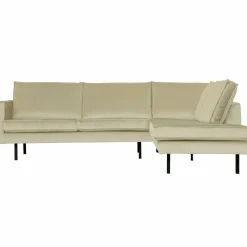 Rodeo hoekbank rechts velvet pistache - Loft24.nl