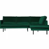 Rodeo hoekbank rechts velvet green forest - Loft24.nl
