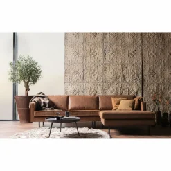 Rodeo Loungebank rechts cognac - Loft24.nl