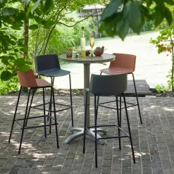 Ronde Bartafel Jeppe In hoogte verstelbaar, 70cm - Loft24.nl