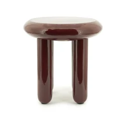 Ronde Bijzettafel Balloon 43cm - Burgundy - Loft24.nl
