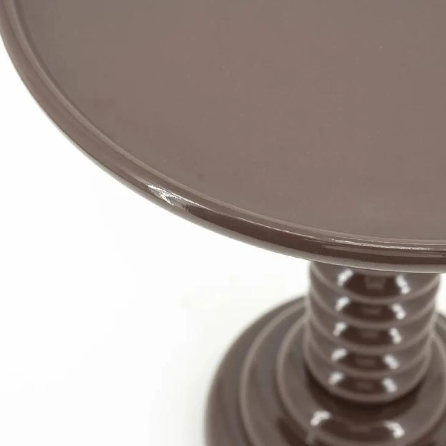 Ronde Bijzettafel Basco 47cm - Bruin - Loft24.nl