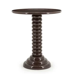 Ronde Bijzettafel Basco 47cm - Bruin - Loft24.nl