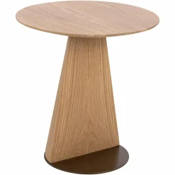 Ronde Bijzettafel Belfort Ø45 cm - Naturel - Loft24.nl