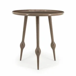 Ronde Bijzettafel Birdy 47cm - Bruin - Loft24.nl