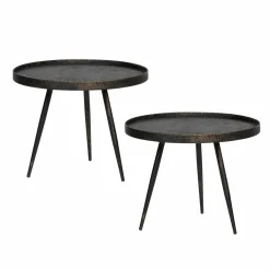 Ronde Bijzettafel Bounds 58cm - Zwart - Loft24.nl