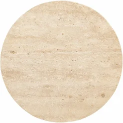 Ronde Bijzettafel Cavo Marmer Ø45 cm - Beige - Loft24.nl