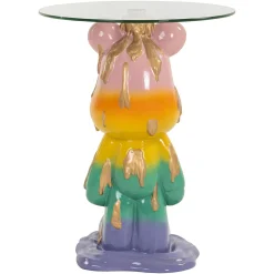 Ronde Bijzettafel Ebba Glas - Ø48 cm - Loft24.nl