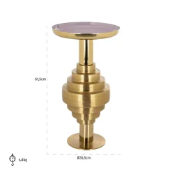 Ronde Bijzettafel Empire Ø35 cm - Loft24.nl