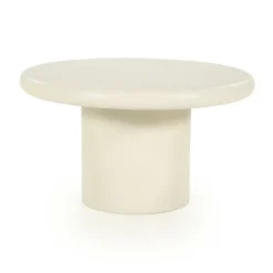 Ronde Bijzettafel Jade Magnesium oxide - 66 cm - Loft24.nl