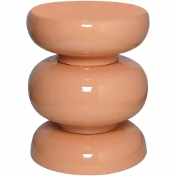 Ronde Bijzettafel Jari Ø35 cm - Oranje - Loft24.nl