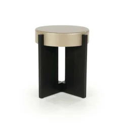 Ronde Bijzettafel Juliet 40cm - Beige - Loft24.nl