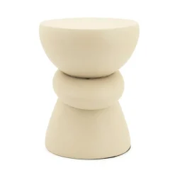 Ronde Bijzettafel Kerun 35cm - Beige - Loft24.nl