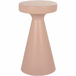 Ronde Bijzettafel Kimble 53 cm hoog - Roze - Loft24.nl