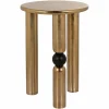 Ronde Bijzettafel Marshall Ø38 cm - Goud - Loft24.nl