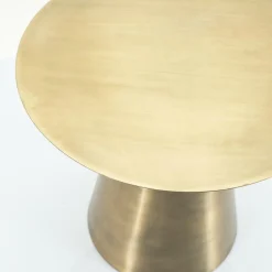 Ronde Bijzettafel Mastic - goud - Loft24.nl