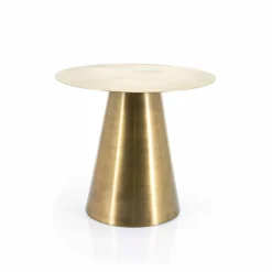 Ronde Bijzettafel Mastic - goud - Loft24.nl