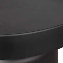 Ronde Bijzettafel Peer 49cm - Zwart - Loft24.nl