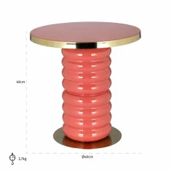 Ronde Bijzettafel Shirin - Ø40 cm - Loft24.nl