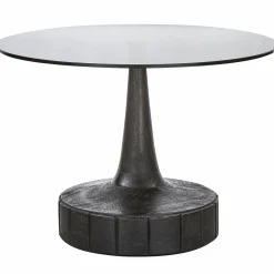 Ronde Bijzettafel Soya 60cm Zwart - Loft24.nl