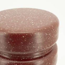 Ronde Bijzettafel Spatter 30cm - Burgundy - Loft24.nl