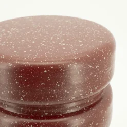 Ronde Bijzettafel Spatter 30cm - Burgundy - Loft24.nl
